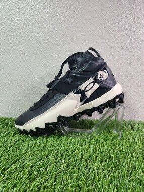 Under Armour Bryce Harper 10 Pro TPU Baseball Cleats Black 6000715-001 Mens 10.5